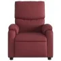 Sillón masaje reclinable eléctrico cuero sintético rojo tinto de , Sillones - Ref: Foro24-3204883, Precio: 251,37 €, Descuent...