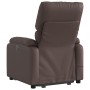 Sillón reclinable de masaje de pie de cuero sintético marrón de , Sillones - Ref: Foro24-3204895, Precio: 326,26 €, Descuento: %
