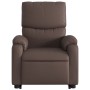 Sillón reclinable de masaje de pie de cuero sintético marrón de , Sillones - Ref: Foro24-3204895, Precio: 326,26 €, Descuento: %