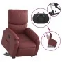 Sillón reclinable de masaje de pie cuero artificial rojo tinto de , Sillones - Ref: Foro24-3204897, Precio: 286,62 €, Descuen...