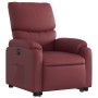 Sillón elevable eléctrico cuero artificial rojo tinto de , Sillones - Ref: Foro24-3204904, Precio: 348,75 €, Descuento: %