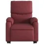 Sillón elevable eléctrico cuero artificial rojo tinto de , Sillones - Ref: Foro24-3204904, Precio: 374,60 €, Descuento: %