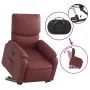 Sillón elevable eléctrico cuero artificial rojo tinto de , Sillones - Ref: Foro24-3204904, Precio: 374,60 €, Descuento: %