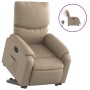 Sillón elevable eléctrico cuero artificial capuchino de , Sillones - Ref: Foro24-3204906, Precio: 350,15 €, Descuento: %