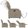 Sillón elevable eléctrico cuero artificial capuchino de , Sillones - Ref: Foro24-3204906, Precio: 376,15 €, Descuento: %