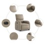 Sillón elevable eléctrico cuero artificial capuchino de , Sillones - Ref: Foro24-3204906, Precio: 350,15 €, Descuento: %