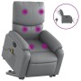 Sillón de masaje elevable eléctrico cuero sintético gris de , Sillones - Ref: Foro24-3204910, Precio: 328,77 €, Descuento: %