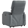 Sillón de masaje elevable eléctrico cuero sintético gris de , Sillones - Ref: Foro24-3204910, Precio: 328,77 €, Descuento: %