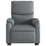 Sillón de masaje elevable eléctrico cuero sintético gris de , Sillones - Ref: Foro24-3204910, Precio: 328,77 €, Descuento: %