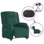 Sillón reclinable de masaje eléctrico tela verde oscuro de , Sillones - Ref: Foro24-3205196, Precio: 263,05 €, Descuento: %