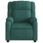 Sillón reclinable de masaje eléctrico tela verde oscuro de , Sillones - Ref: Foro24-3205196, Precio: 263,05 €, Descuento: %