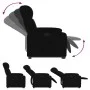 Sillón reclinable elevable tela negro de , Sillones - Ref: Foro24-3205204, Precio: 268,32 €, Descuento: %