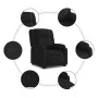 Sillón reclinable elevable tela negro de , Sillones - Ref: Foro24-3205204, Precio: 268,32 €, Descuento: %