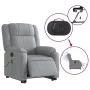 Sillón de masaje eléctrico reclinable elevable tela gris claro de , Sillones - Ref: Foro24-3205238, Precio: 347,58 €, Descuen...