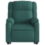 Sillón masaje eléctrico reclinable elevable tela verde oscuro de , Sillones - Ref: Foro24-3205244, Precio: 327,80 €, Descuent...