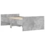 Estructura de cama con cajones gris hormigón 100x200 cm de , Camas y somieres - Ref: Foro24-3207367, Precio: 184,02 €, Descue...