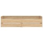 Estructura de cama con cajones roble Sonoma 100x200 cm de , Camas y somieres - Ref: Foro24-3207338, Precio: 176,31 €, Descuen...