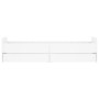 Estructura de cama con cajones blanco 90x190 cm de , Camas y somieres - Ref: Foro24-3207378, Precio: 170,95 €, Descuento: %