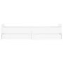 Estructura de cama con cajones blanco 90x190 cm de , Camas y somieres - Ref: Foro24-3207378, Precio: 168,67 €, Descuento: %