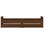 Estructura de cama con cajones roble marrón 90x190 cm de , Camas y somieres - Ref: Foro24-3207384, Precio: 162,56 €, Descuent...