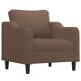 Sillón de tela marrón 60 cm de , Sofás - Ref: Foro24-359346, Precio: 144,90 €, Descuento: %