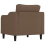 Sillón de tela marrón 60 cm de , Sofás - Ref: Foro24-359346, Precio: 144,90 €, Descuento: %