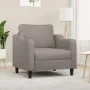 Taupe gray fabric armchair 60 cm by , Sofas - Ref: Foro24-359350, Price: 194,16 €, Discount: %