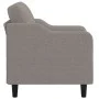 Taupe gray fabric armchair 60 cm by , Sofas - Ref: Foro24-359350, Price: 194,16 €, Discount: %