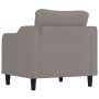 Sillón de tela gris taupé 60 cm de , Sofás - Ref: Foro24-359350, Precio: 150,28 €, Descuento: %