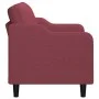 Sofá de 2 plazas de tela rojo tinto 140 cm de , Sofás - Ref: Foro24-359365, Precio: 222,48 €, Descuento: %