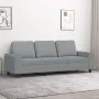 3 seater sofa in light gray fabric 180 cm by , Sofas - Ref: Foro24-359399, Price: 244,98 €, Discount: %