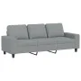 3 seater sofa in light gray fabric 180 cm by , Sofas - Ref: Foro24-359399, Price: 244,98 €, Discount: %