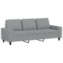 Sofá de 3 plazas de tela gris claro 180 cm de , Sofás - Ref: Foro24-359399, Precio: 288,21 €, Descuento: %