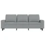 3 seater sofa in light gray fabric 180 cm by , Sofas - Ref: Foro24-359399, Price: 244,98 €, Discount: %