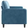 3 seater blue velvet sofa 180 cm by , Sofas - Ref: Foro24-359461, Price: 328,25 €, Discount: %