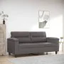 Gray synthetic leather 2-seater sofa 140 cm by , Sofas - Ref: Foro24-359585, Price: 228,85 €, Discount: %