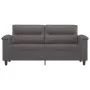 Gray synthetic leather 2-seater sofa 140 cm by , Sofas - Ref: Foro24-359585, Price: 228,85 €, Discount: %