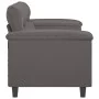 Gray synthetic leather 2-seater sofa 140 cm by , Sofas - Ref: Foro24-359585, Price: 228,85 €, Discount: %