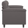 Sofá de 2 plazas de cuero sintético gris 140 cm de , Sofás - Ref: Foro24-359585, Precio: 232,34 €, Descuento: %