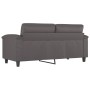 Sofá de 2 plazas de cuero sintético gris 140 cm de , Sofás - Ref: Foro24-359585, Precio: 232,34 €, Descuento: %