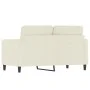 Sofá de 2 plazas terciopelo color crema 120 cm de , Sofás - Ref: Foro24-359440, Precio: 244,77 €, Descuento: %