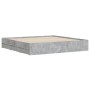 Cama con cajones madera ingeniería gris hormigón 180x200 cm de , Camas y somieres - Ref: Foro24-3207255, Precio: 185,67 €, De...