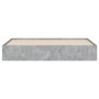 Cama con cajones madera ingeniería gris hormigón 180x200 cm de , Camas y somieres - Ref: Foro24-3207255, Precio: 185,67 €, De...