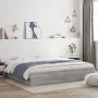 Cama con cajones madera ingeniería gris Sonoma 180x200 cm de , Camas y somieres - Ref: Foro24-3207257, Precio: 183,97 €, Desc...