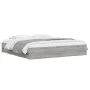 Cama con cajones madera ingeniería gris Sonoma 180x200 cm de , Camas y somieres - Ref: Foro24-3207257, Precio: 183,97 €, Desc...