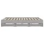 Cama con cajones madera ingeniería gris Sonoma 180x200 cm de , Camas y somieres - Ref: Foro24-3207257, Precio: 183,97 €, Desc...