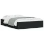 Cama con cajones madera de ingeniería negro 120x200 cm de , Camas y somieres - Ref: Foro24-3207281, Precio: 237,52 €, Descuen...