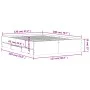 Cama con cajones madera de ingeniería negro 120x200 cm de , Camas y somieres - Ref: Foro24-3207281, Precio: 237,52 €, Descuen...