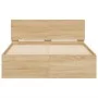 Estructura de cama con cabecero roble Sonoma 120x190 cm de , Camas y somieres - Ref: Foro24-3207513, Precio: 185,31 €, Descue...