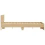 Estructura de cama con cabecero roble Sonoma 120x190 cm de , Camas y somieres - Ref: Foro24-3207513, Precio: 185,31 €, Descue...